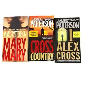 James Patterson Alex Cross 3 Book Lot Mary Mary Cross Country I Alex Cross PB